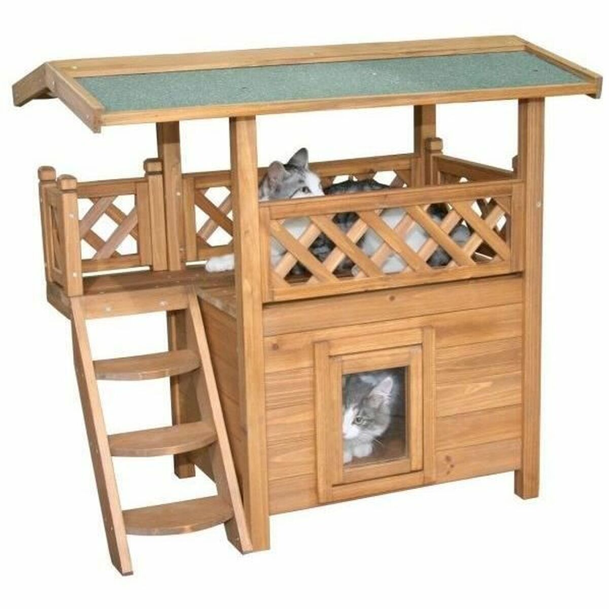 Casetas y condominios para gatos