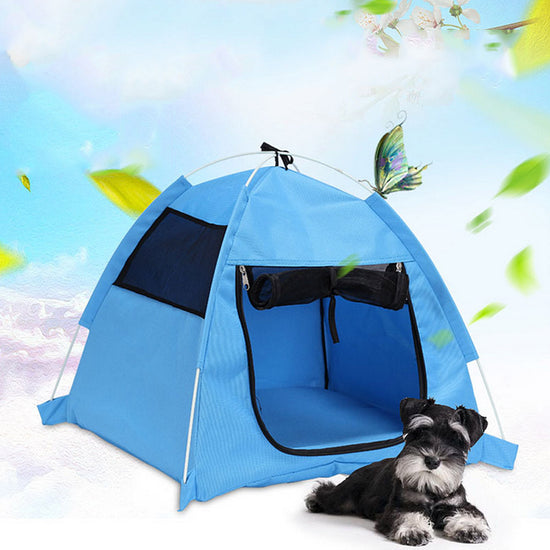 CAMA PLEGABLE ANTIMOSQUITOS PARA PERROS MASCOTA