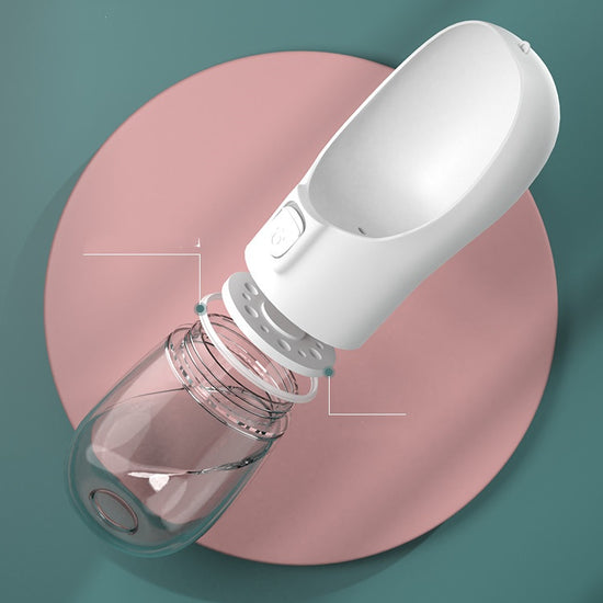 TARRO PORTÁTIL PARA BEBER AGUA PARA PERROS, VASO DE HIDRATACIÓN PARA SALIDAS, DISPENSADOR DE AGUA PORTÁTIL PARA MASCOTAS