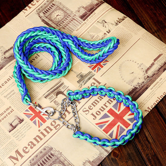 CORREAS PARA PERROS DE ALTA CALIDAD, COLORES ACTUALIZADOS, CUERDA ESTÁNDAR, CORREAS PARA PERROS GRANDES CON CADENA EN P PARA MAYOR RESISTENCIA