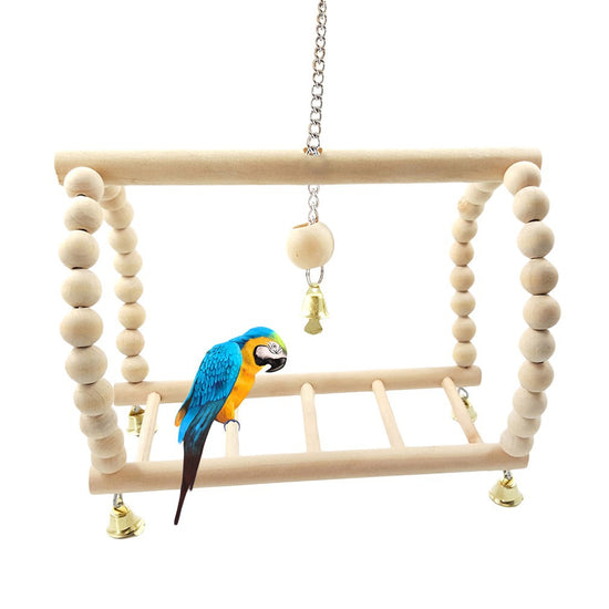 HAMACA PARA LOROS, COLUMPIO CREATIVO PARA AVES, ANILLO Y ESCALERA, JUGUETE COLGANTE PARA LOROS, ESCALERA TIGRE DUDAN